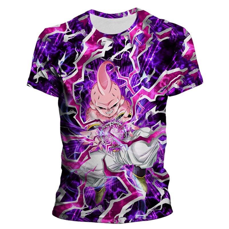 Men s Short Sleeved Cartoon 7 Dragon Ball Z T-shirt Children s Top T-shirt Children s Clothing Summer Short Sleeved Casual Wear XXS
