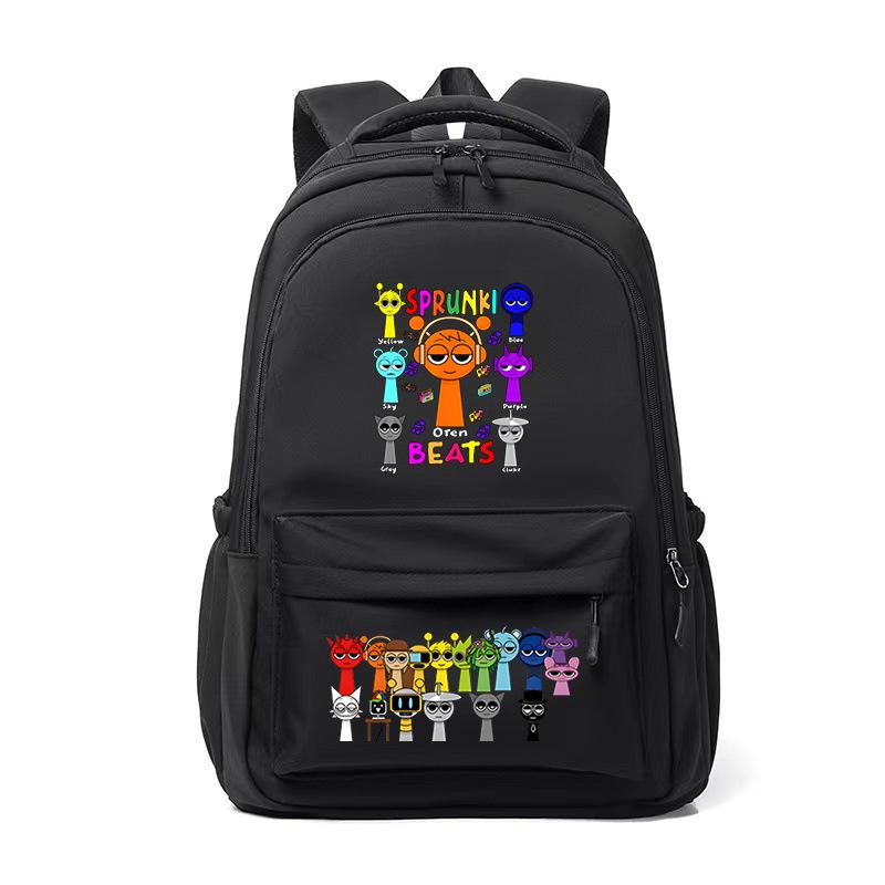 Hot Sale Junior High School High School Students Large Capacity Backpack Cartoon Peripheral School Bag College Style Campus Leisure Backpack
