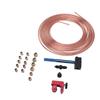 Kit Bobină Tubulatură Linie Frână Aliaj Cupru 3 16in X 25Ft cu 3 16in Unealtă Dublă Evazare Tăietor pentru Sistem Frânare Vehicul