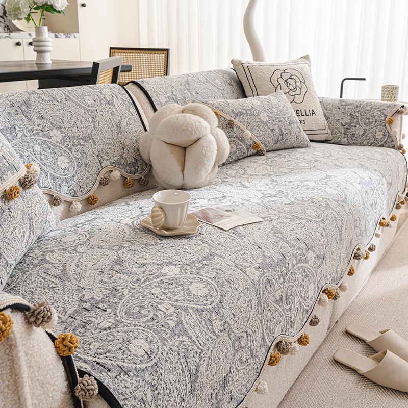 Irregular Shaped Soft Anti Slip Wear Resistant Sofa Cover Universal Couch Protector Home Decor