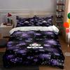 Purple Heart Pattern. Bedding Duvet Cover Sets Duvet Covers Pillowcases Gifts (1 * Duvet Cover 2 * Pillowcases, Without Duvet Insert)
