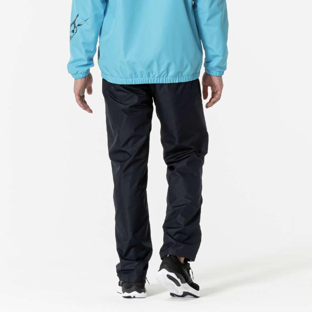 Mizuno Breath Thermo Training Warmer Deep Size M N-XT Pants, Moisture-Wicking, Water-Repellent, Windproof, 32JFB740, Navy,