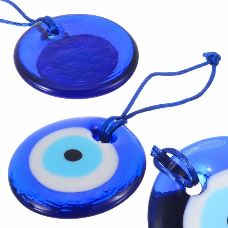 Glücksbringer Türkisch Griechisch Böser Blauer Blick Anhänger Blaues Lampengeblasenes Glas Auto Haus Amulett Anhänger Auge Schmuck Zubehör