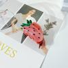 Korean  Sweet Lovely Fruit Strawberry Pineapple Peach Carrot Hair Clip Claw Fashion Acetate Shark Clip