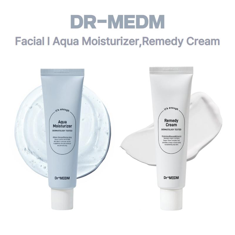 [Dr+MEDM] Facial Moisturizer Aqua Moisturizer Cream/Remedy Cream 50g