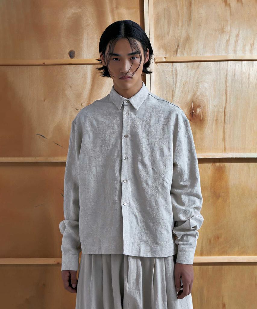EASE Long Sleeve Shirt_Natural