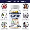 XEMENRY Odorless Pure Garlic Capsules, All-Natural, Boosts the Immune System, Suitable for Adults