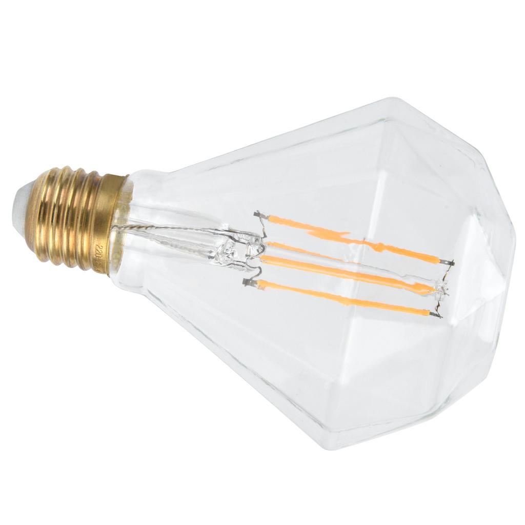 LED Light Bulb E27 4W Vintage Decorative Filament Lamp for Chandelier Wall Lamp 220V Warm Light