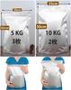 AVELIO Rice Bag 10kg Rice Storage Bag Refrigerator Storage Rice Storage Bag Storage Container Aluminum Bag with Zipper Extra Large Vacuum Zipper Bag