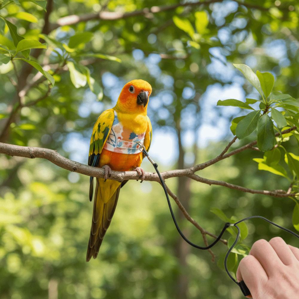 Adjustable Bird Flight Suits Anti Pinch Design Bird Traction Rope Bird Training