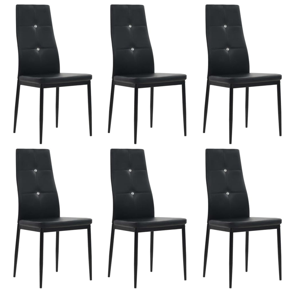 Chaises à manger lot de 6  similicuir