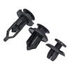 40Pcs Car Retainer Clip Push Fastener Trim Rivet Nylon Accessory Set Kit for Door Panel
