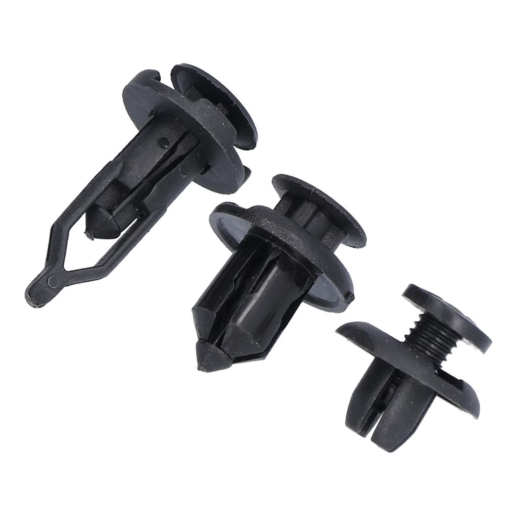 40Pcs Car Retainer Clip Push Fastener Trim Rivet Nylon Accessory Set Kit for Door Panel