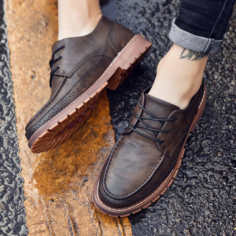 Lightweight Men Dress Shoes Breathable Men's Leather Oxford Shoes Casual Suit Business Footwear Handmade Male Leisure Walk Shoes