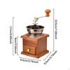Macina Caffè Manuale a Manovella Macina Chicchi Lungo Manico Classico Portatile Strumento per Fare Macchina