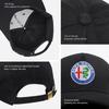 Car Stickers For Alfa Romeo Car Duck Tongue Cap Embroidery Logo Racing Baseball 3D Hat Adjustable Casual Trucket Hip hop Hat For