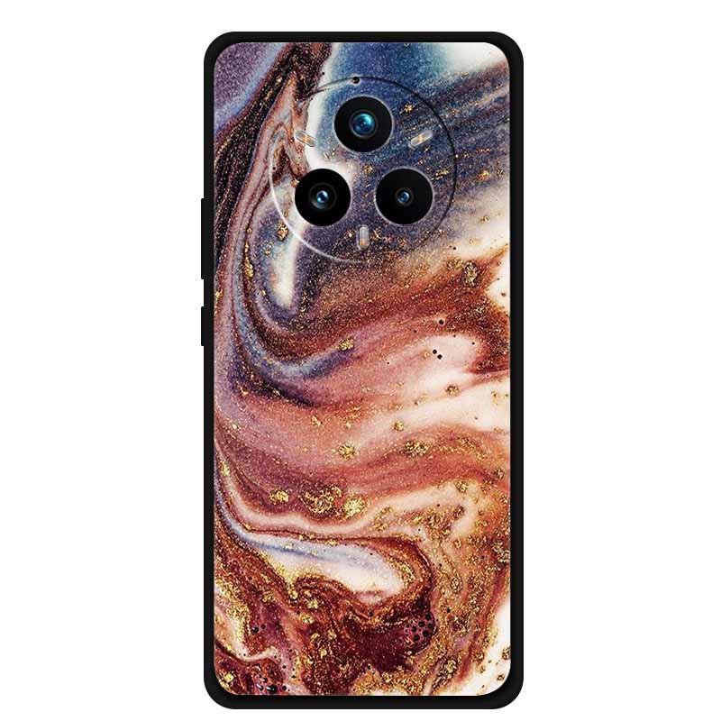 For OPPO Realme 14 Pro Case Marble Soft TPU Phone Back Cover For Realme 14 Pro Plus Pro+ Shockproof Silicone Mica Painted Coque