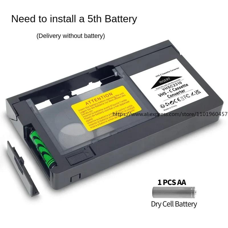 VHS-C Kassettenadapter für VHS-C SVHS Camcorder JVC RCA Panasonic Motorisierter VHS Kassettenadapter Nicht für 8mm/MiniDV/Hi8