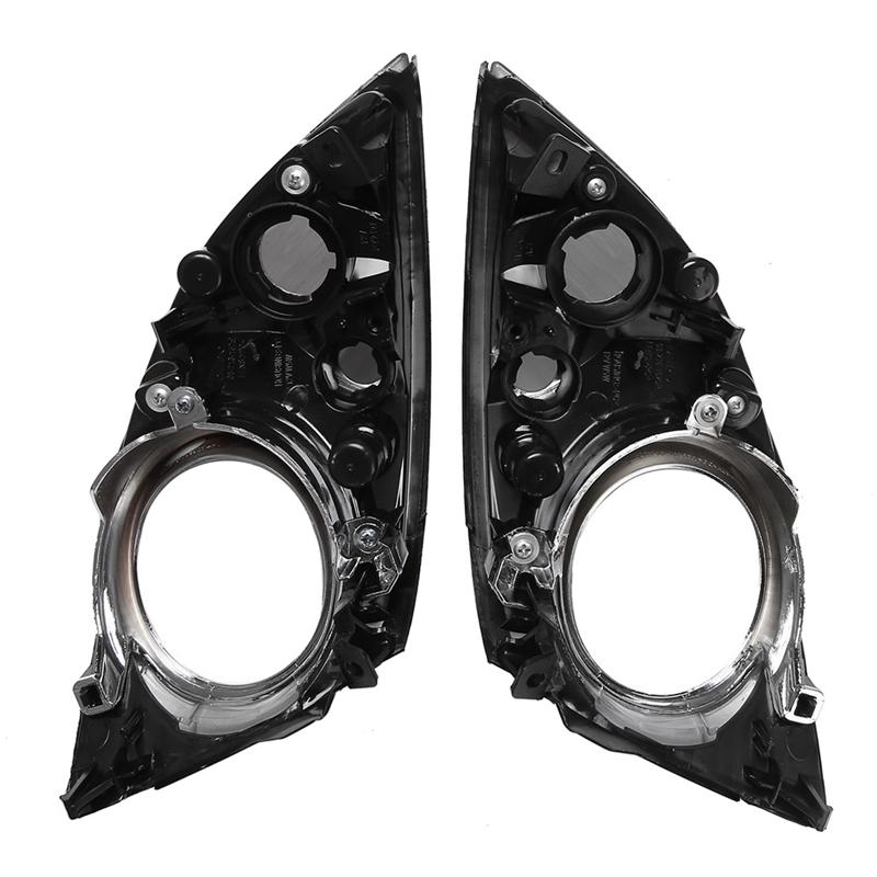 1 Pair Front Bumper Corner Light Cover Fog Light Cover Fog Lamp Hood For Mazda CX7 CX-7 2009-2011