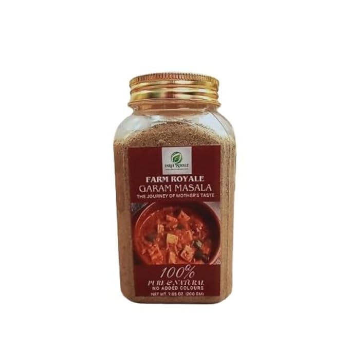 Farm Royale Garam Masala Powder 200g | Premium Indian Spice Blend | Natural & Farm Fresh