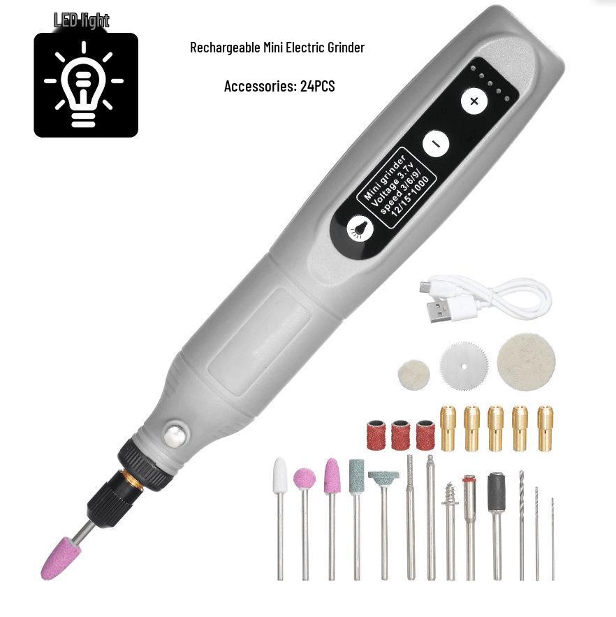 Variable Speed Electric Engraving Pen and Grinder for Jade and Pet Nails