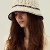 Marchen Leaf Crochet Bucket Hat_3color