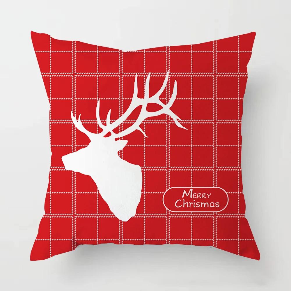 New Christmas Decoration Pillowcases, Living Room Sofa Ornaments, Bed  Home  Year   Gifts