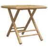 VidaXL Folding Garden Table 45x45x45 Cm Bamboo, Bamboo Garden Table, Patio Table, Outdoor Furniture, Table 365877