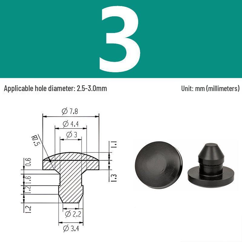High-Temp Resistant Silicone Rubber Stopper with Card Slot Sealing Cap