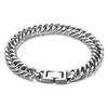 Unisex Cuban Cut Edge Titanium Steel Bracelet - Simple Whip Chain Fashion Jewelry