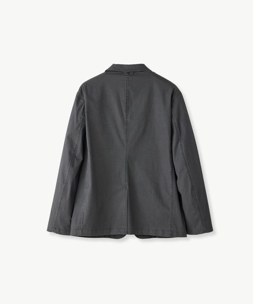 Stco Diems Garment Washed Ripstop Blazer_Charcoal Gray (Oversized)_Djaxa63Osc