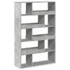 Room Divider Concrete Grey 100 x 33 x 156.5 cm Wood Based Material