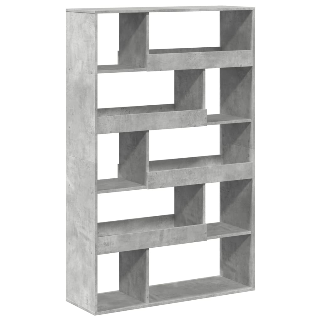Room Divider Concrete Grey 100 x 33 x 156.5 cm Wood Based Material