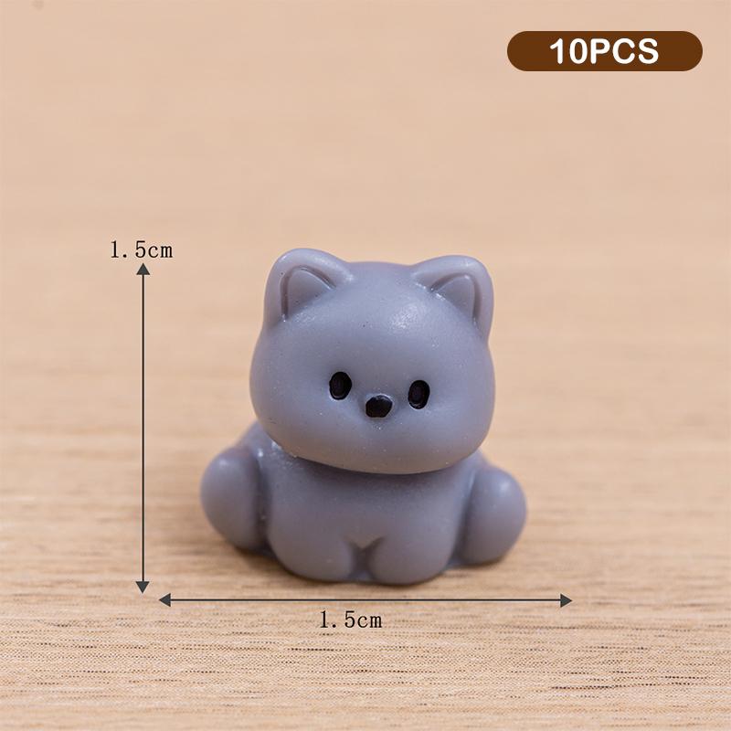 Creative And Cute Micro Landscape Ornaments Small Dogs Animal Resin Crafts Automotive Decoration Ornaments