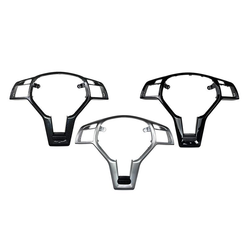 Car Steering Wheel Cover ABS Decorative Trim For Mercedes Benz CLA/ SLK/ E/ C/GLA-CLASS C117 C207 C172 C218 W204 W212 X156