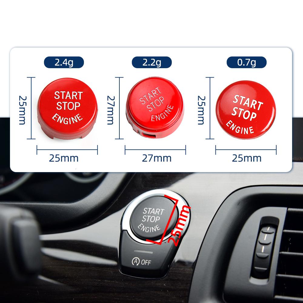 LHD Car Accessories 61319153831 Engine Ignition Start Stop Push Switch OFF Button Cover For BMW X3 X4 Series F25 F26