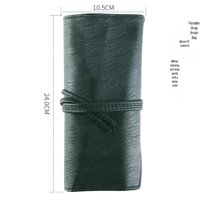 14-Piece Green Makeup Brush Set with Soft Bristles – Includes Powder, Foundation, and Blush Brushes.