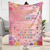 World's Best Mom Ever Flannel Blanket-Soft and Suitable for Sofas,Beds,Offices,Travel,All Seasons,Great Gift for Holidays and Birthdays.