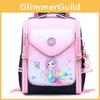 Fashionable Large Capacity Cartoon Mermaid School Bag For Boys And Girls With Stylish Design And Tough Nylon Lining