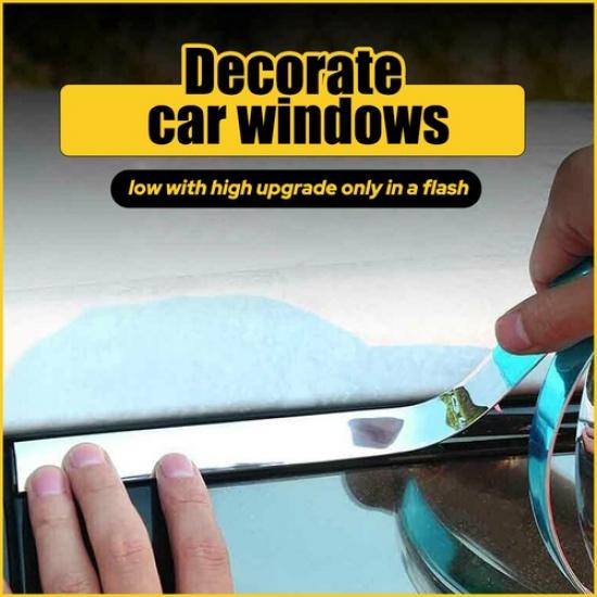 Chrome Trim Molding Strip Car Door Window Bumper Side Trime Protector 16FT