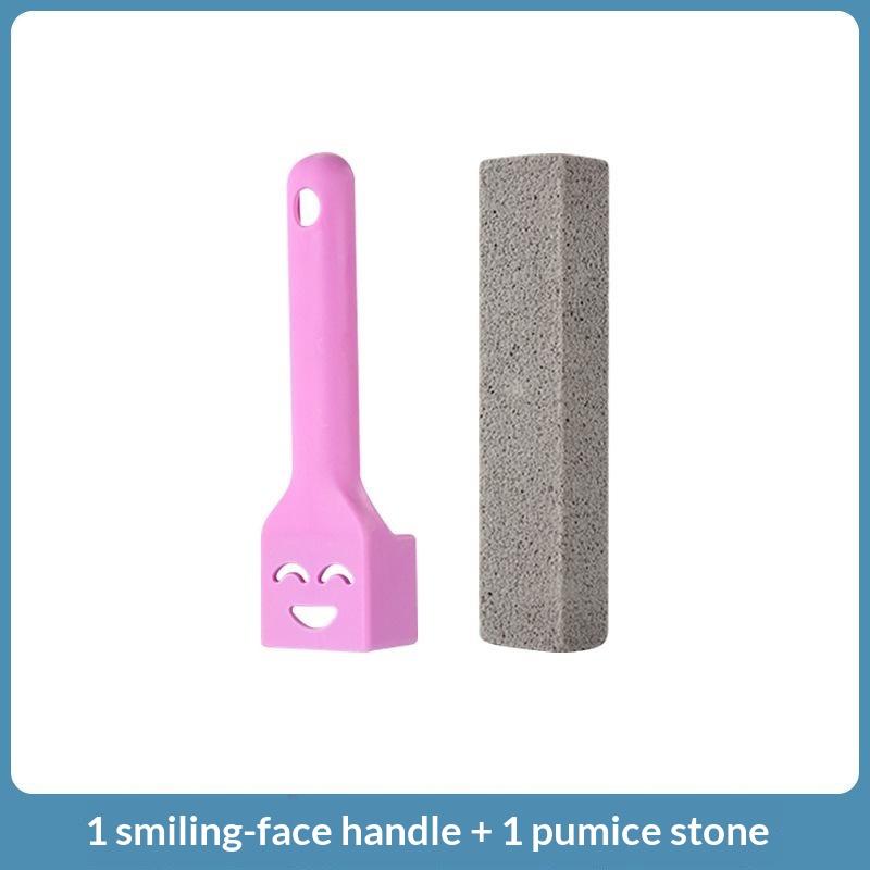 Pumice Stone Toilet Cleaning Brush Powerful Stain Removal Scratch Free For Home Toilet Deep Cleaning