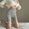 Women's High-Waisted Knitted Safety Shorts - Elastic, Slimming, Warm Base Layer Wool Pants