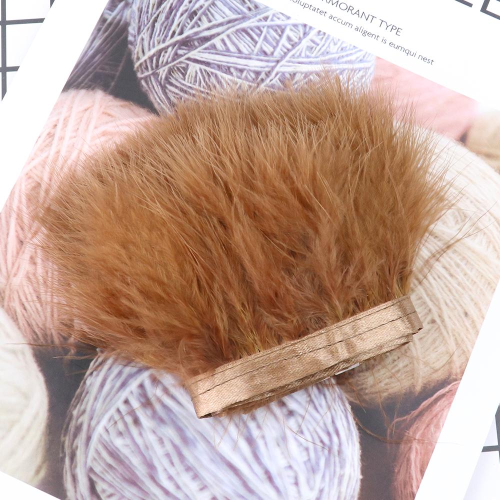 10 Meter Flauschig Weiche Truthahnfedern Besatz Fransen Gefärbtes Buntes Band Kleid Kleidung Nähzubehör Dekoration Feder Handwerk
