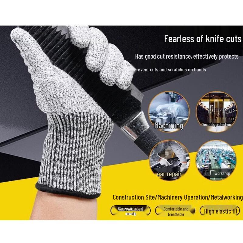 UOSU Level 5 Cut-Resistant Gloves with Extended Sleeve