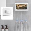 Upgraded Shower Phone Holder Waterproof Case Support Touching Screen,Wall Mount Shelf in Bathroom Bathtub