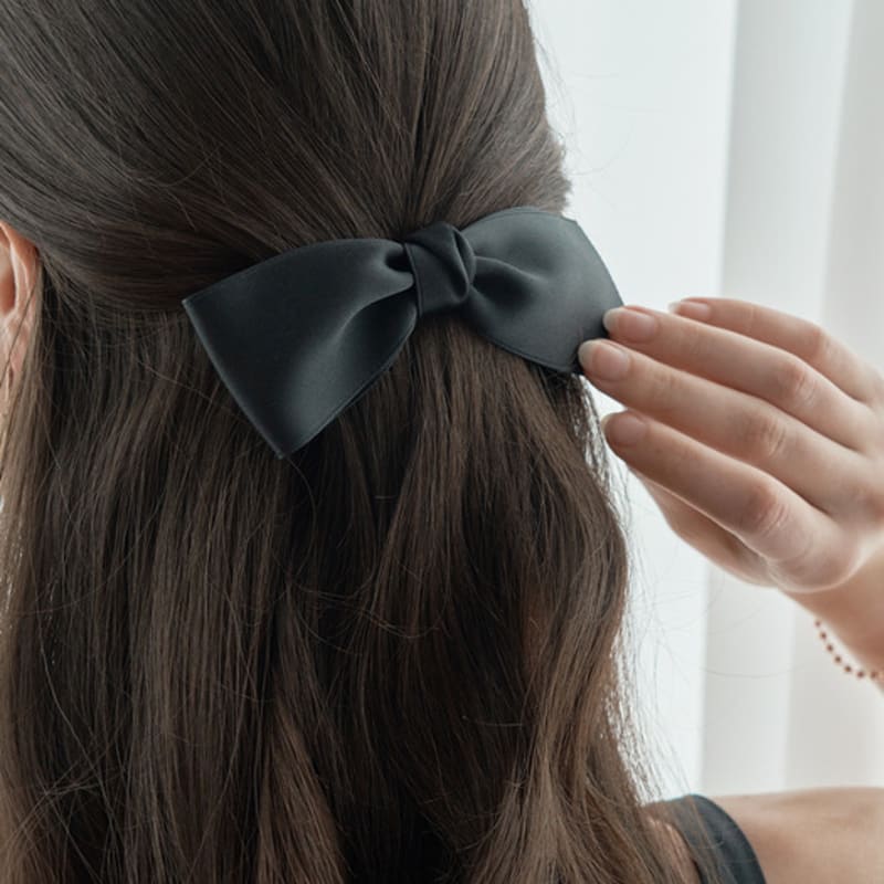 ELLEHAIR Black Ribbon Hairpin ELHP004
