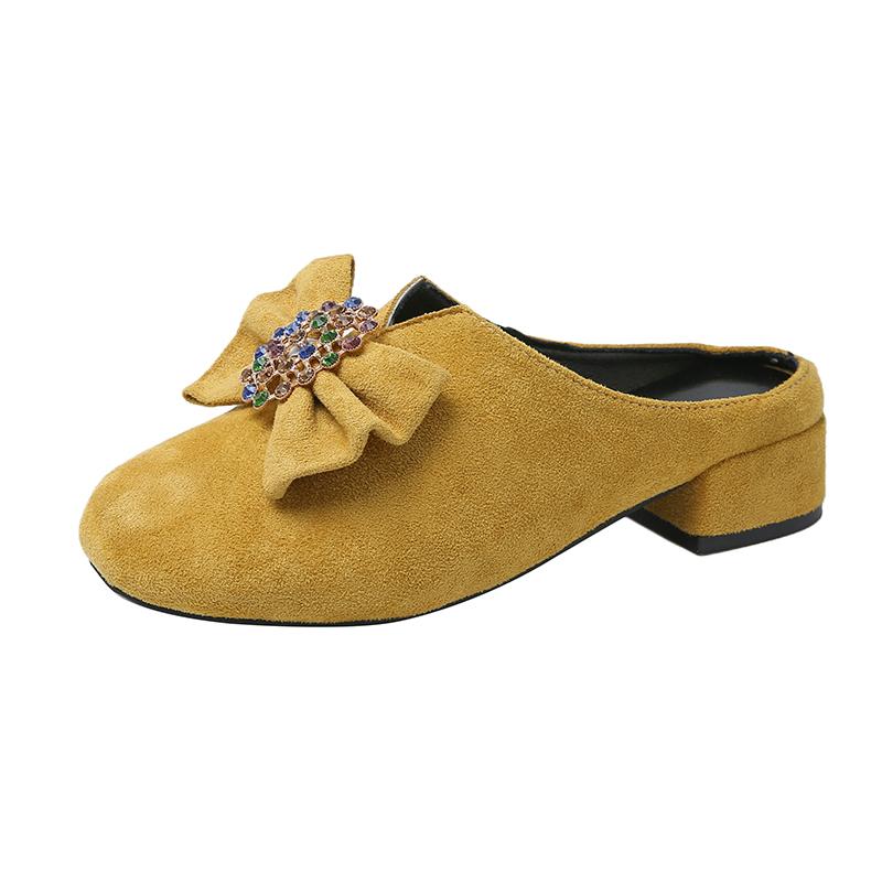 Módní dámské ploché pantofle semišové trendy mule boty nové slingback sandály 2025 letní ležérní žabky dámské slides sandalias de mujer