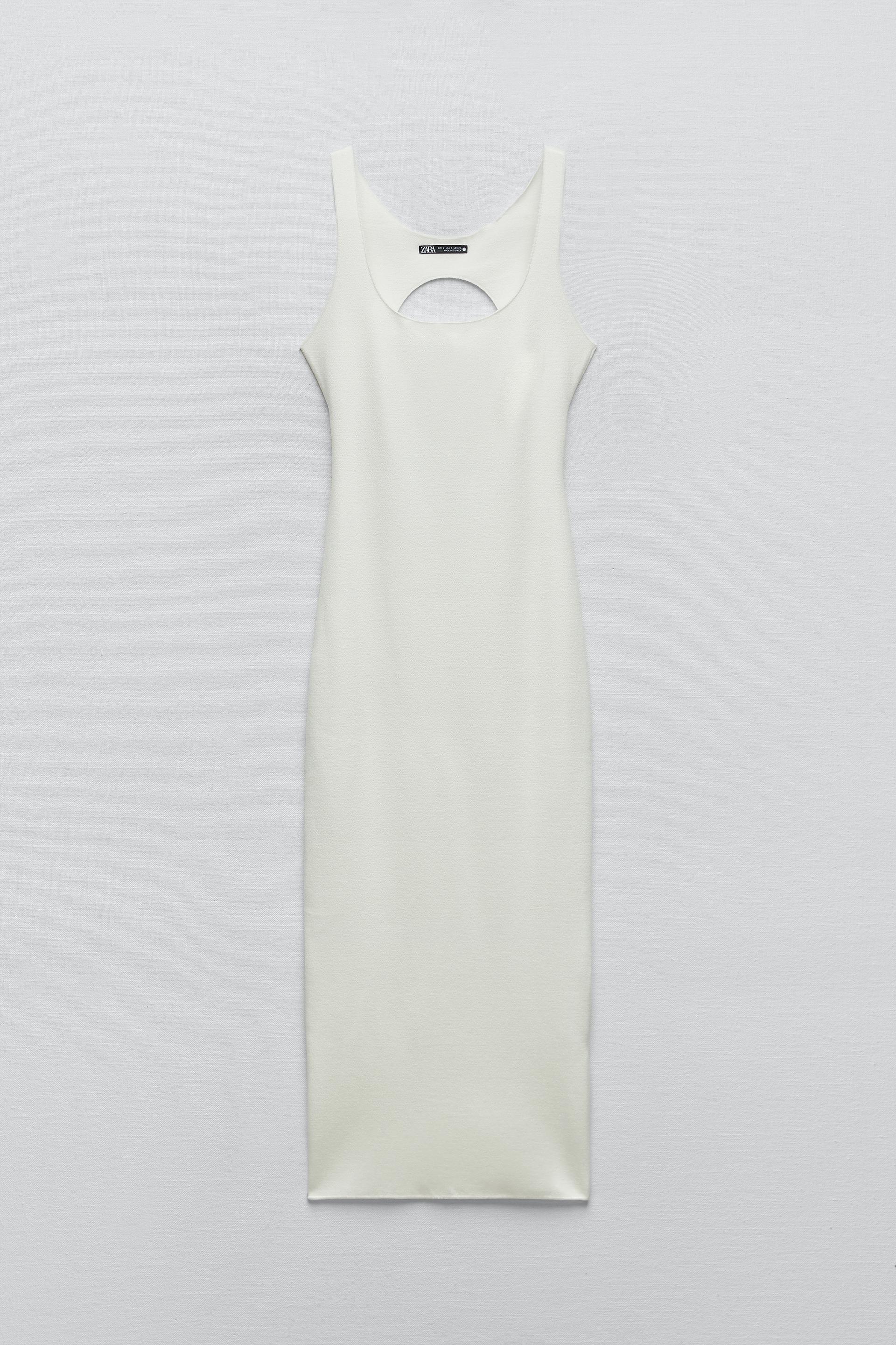 

FITTED STRAPPY DRESS WITH CUT-OUT DETAIL