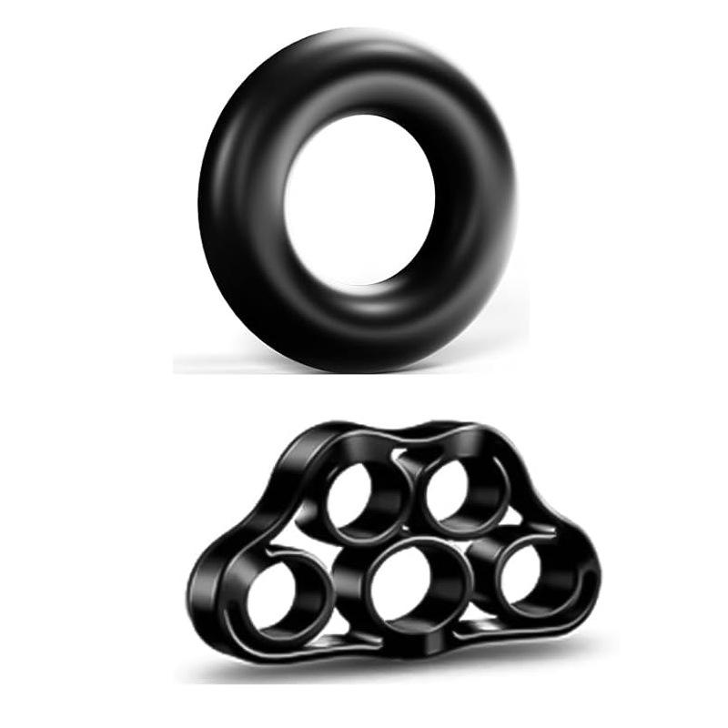 Five-Finger Silicone Hand Exerciser for Grip and Finger Strength Training