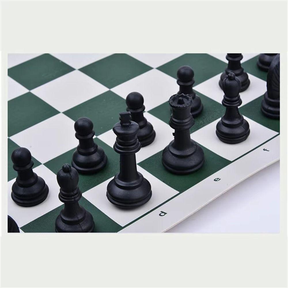 Board Games Folding Chessboard 34cm/50cm Kids Chess Set Outdoor Travel Chess Set  Family Gathering